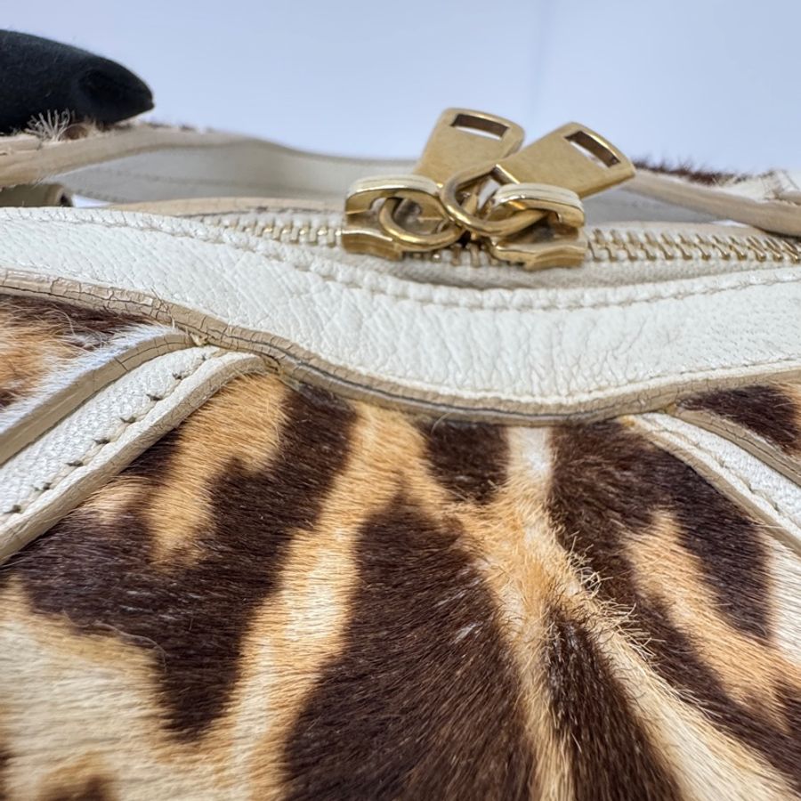 【赫蒂國際精品】 YSL 聖羅蘭 Muse 經典馬毛豹紋包 vintage-40