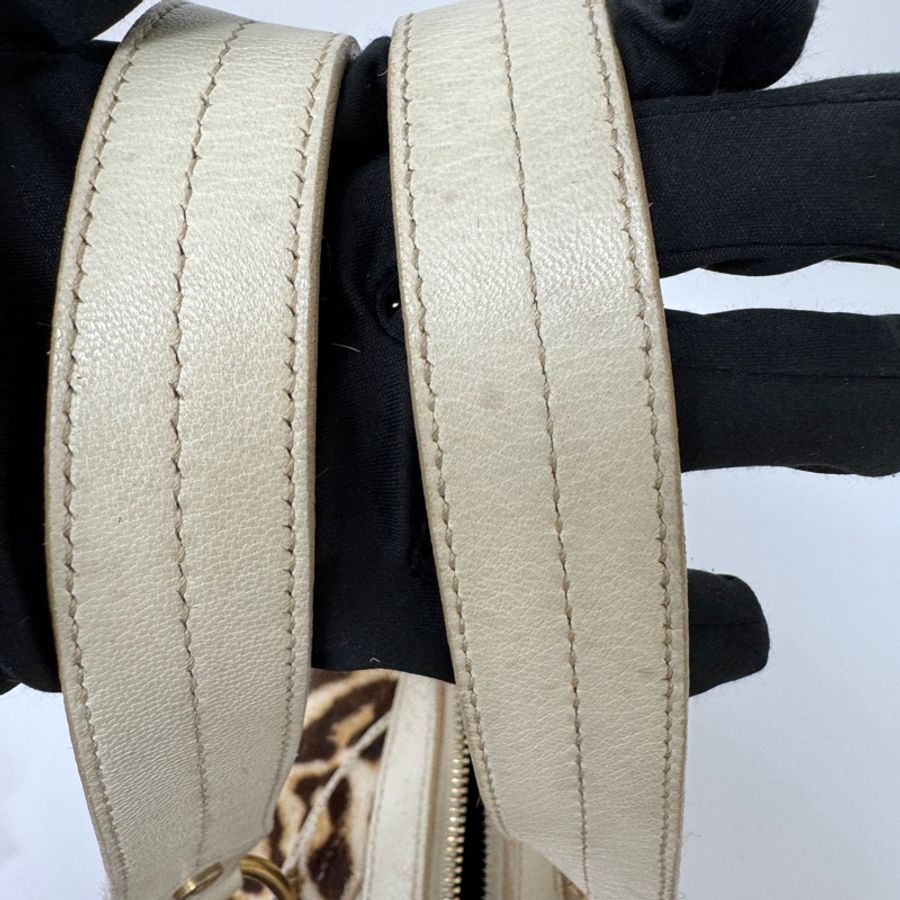 【赫蒂國際精品】 YSL 聖羅蘭 Muse 經典馬毛豹紋包 vintage-44