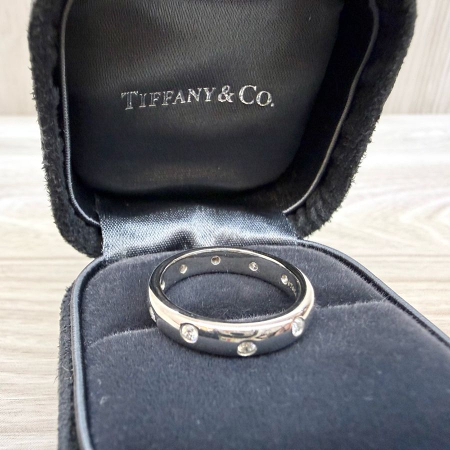Tiffany ✨10顆鑽PT950 Etoile戒指-4