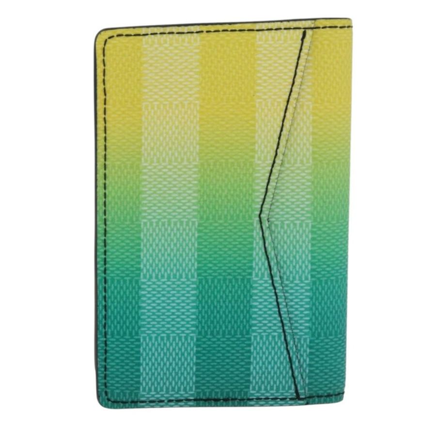 【日本直送】路易威登 Damier 條紋漸層收納包 Dupoch 盒 黃色 正品 182715M-1
