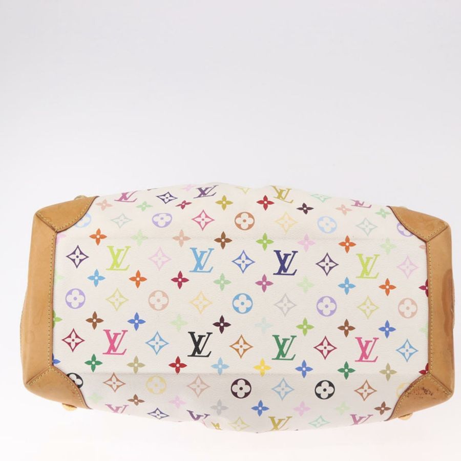 【日本直送】路易威登 Monogram Multicolor Ursula 手提包 白色 M40123 LV 正品 183012V-4