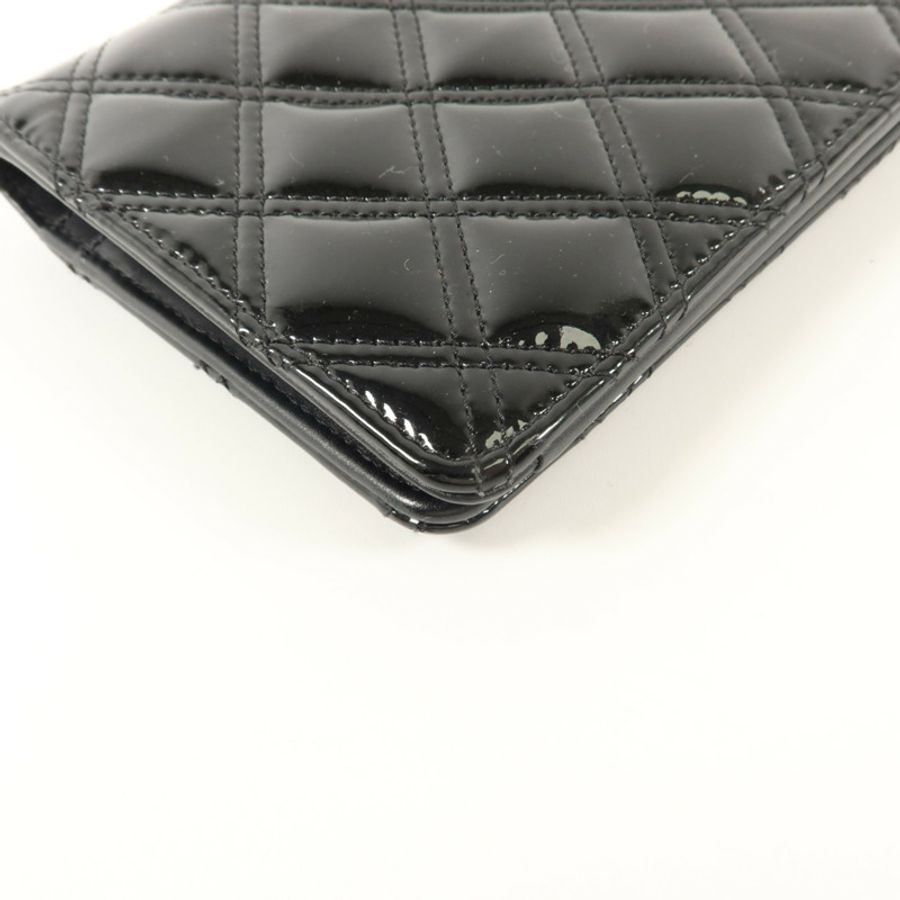 CHANEL 漆皮皮革Long Bifold Wallet長錢包-14