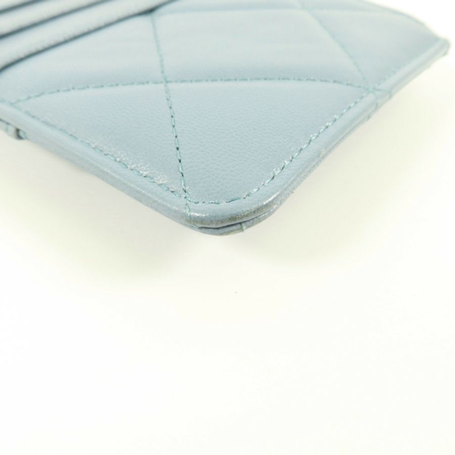 CHANEL 羊皮皮革C19 Phone And Card Holder卡片套電話包-16