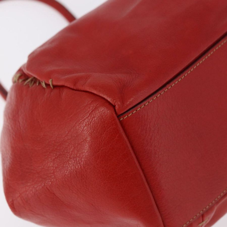 【日本直送】Miu Miu 手提包 皮革 紅色 銀色 正品 183854V-15