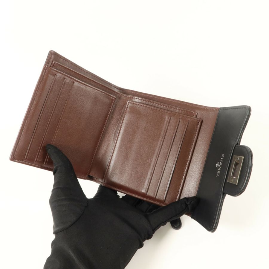 CHANEL 羊皮皮革2.55 Wallet錢包-4