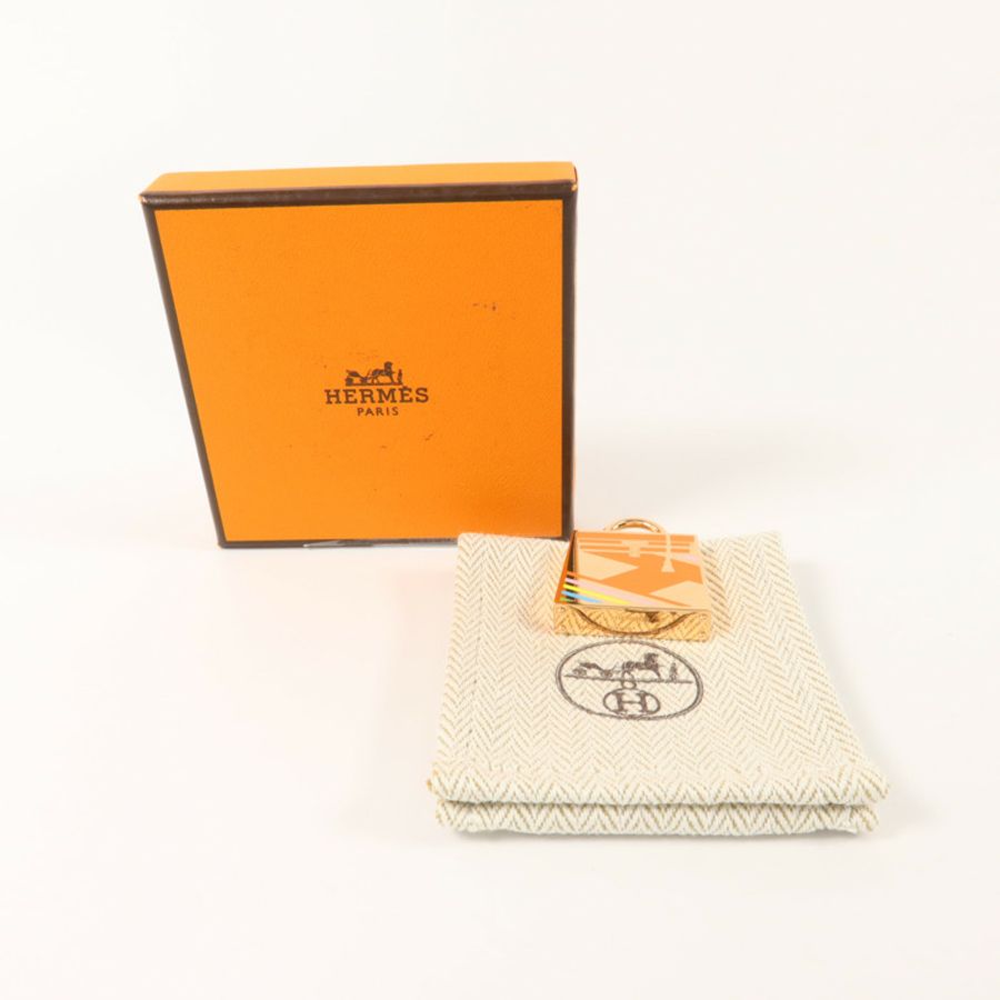 HERMES 金屬Curiosite Kelly Laque Charm掛飾-7