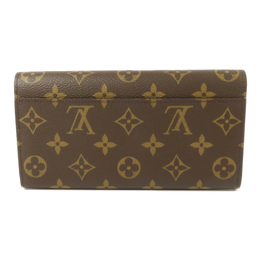 LOUIS VUITTON Monogram Portefeuille Sara金扣長錢包-1