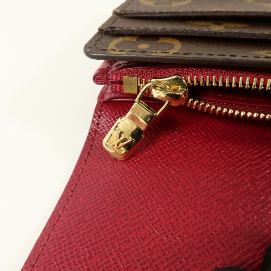 LOUIS VUITTON Monogram Portefeuille Sara金扣長錢包-6
