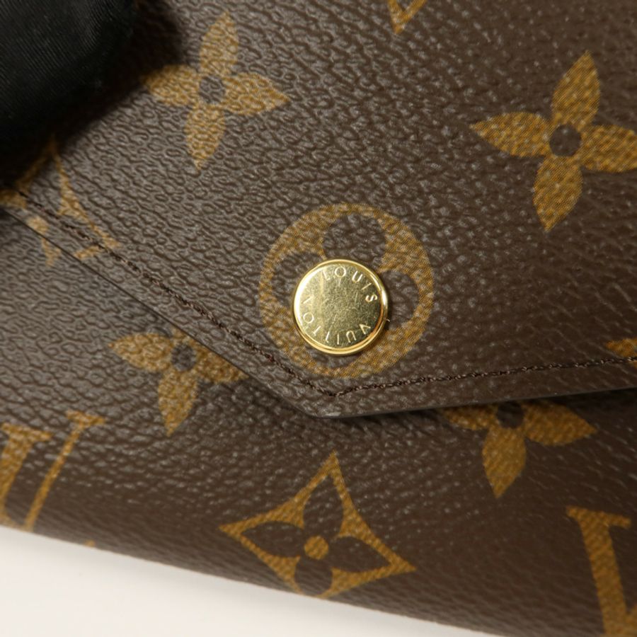 LOUIS VUITTON Monogram Portefeuille Sara金扣長錢包-7