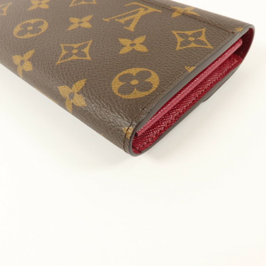LOUIS VUITTON Monogram Portefeuille Sara金扣長錢包-11