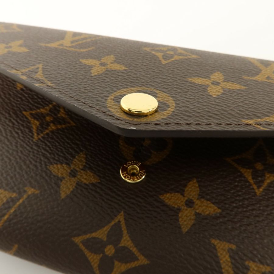 LOUIS VUITTON Monogram Portefeuille Sara金扣長錢包-13