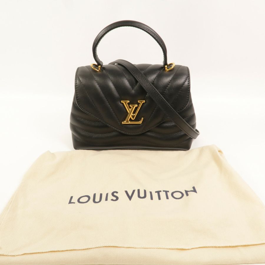 LOUIS VUITTON 牛皮皮革New Wave Hold Me手挽肩背兩用袋-8