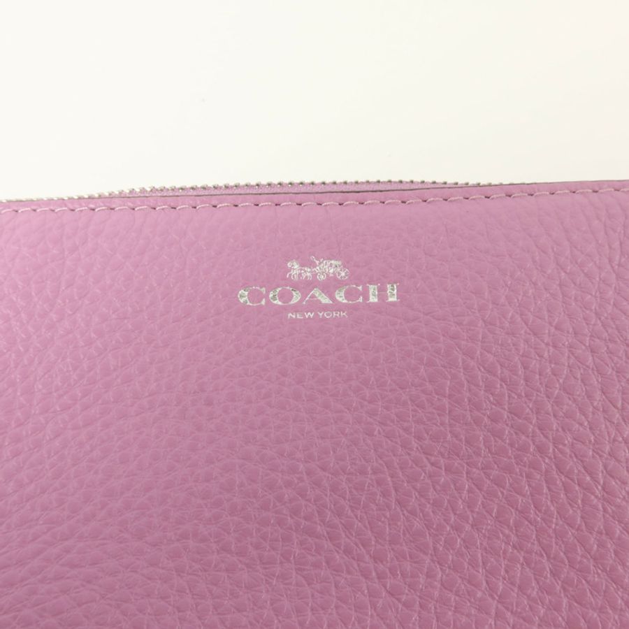 COACH 牛皮皮革Card and Coins Pouch零錢包-5