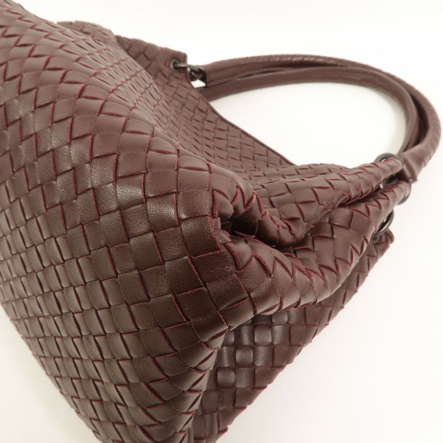 BOTTEGA VENETA 羊皮皮革Hand Bag手挽袋-12