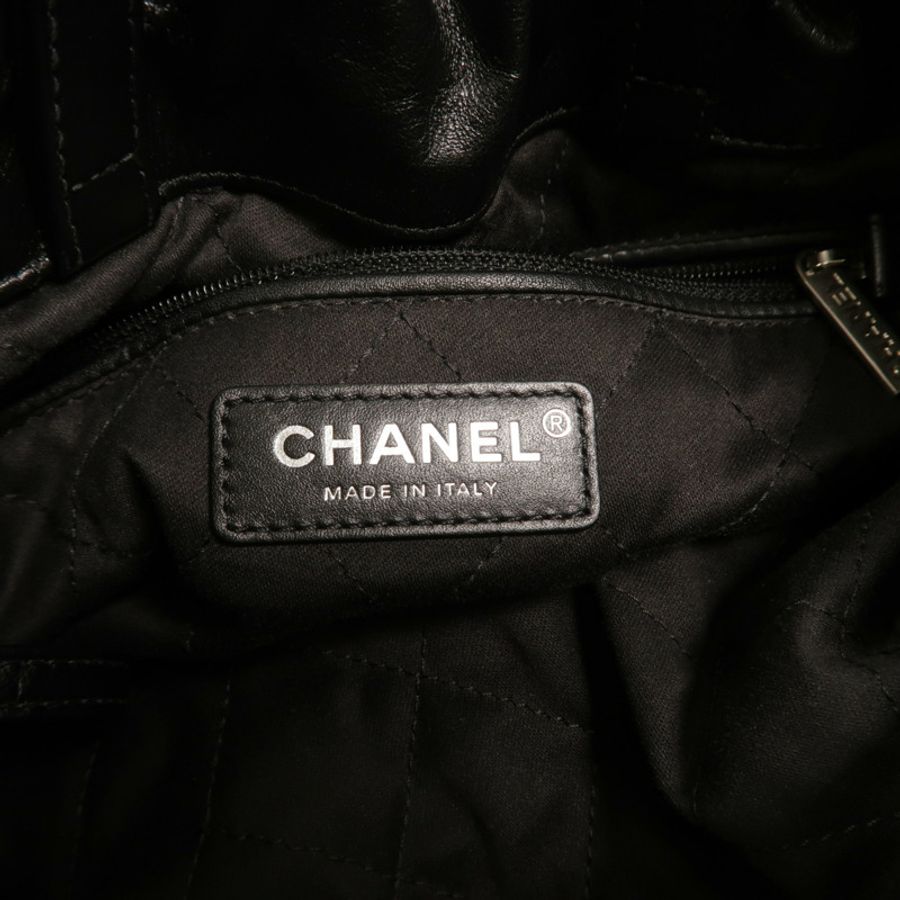 CHANEL 牛皮皮革Chanel 22 Backpack鏈帶背包-5