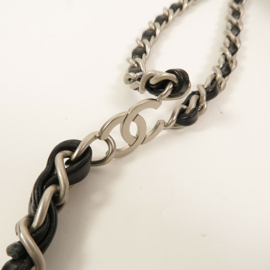 CHANEL 牛皮皮革Chanel 22 Backpack鏈帶背包-15