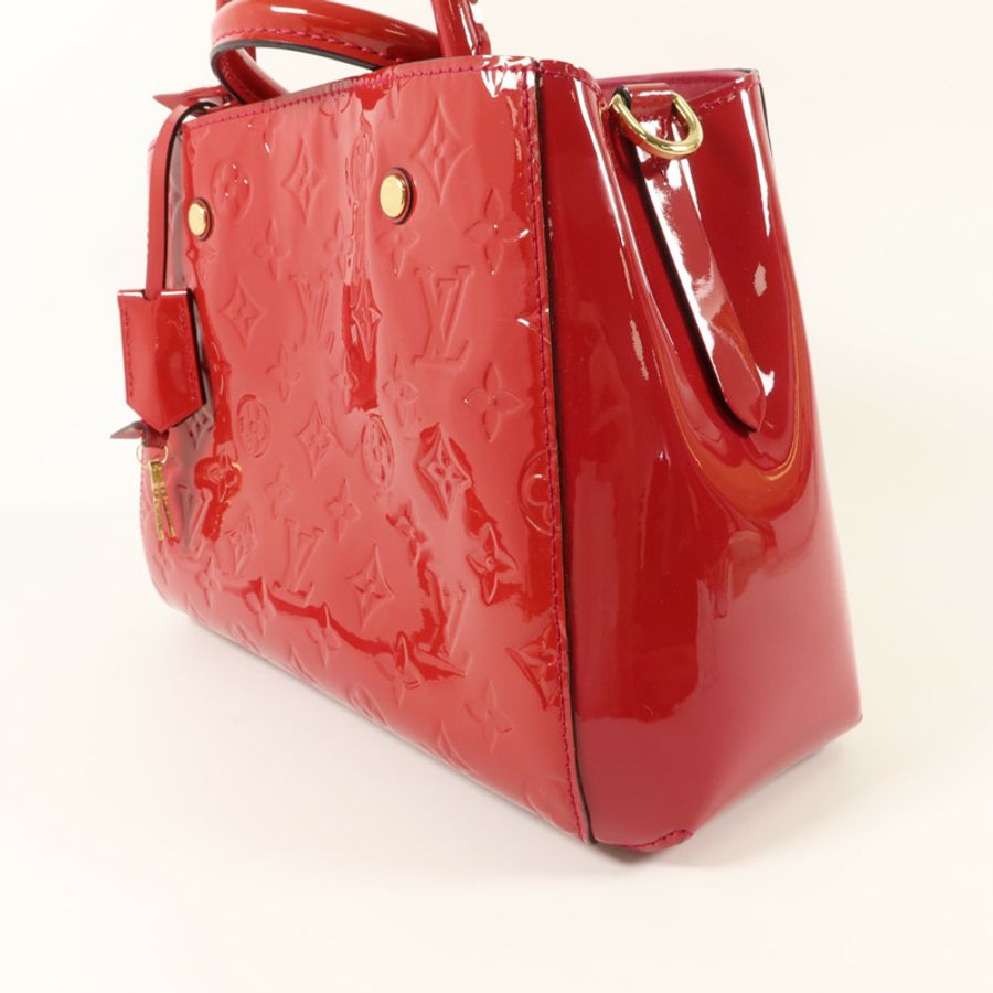 LOUIS VUITTON Monogram Vernis Montaigne BB手挽肩背兩用袋-16