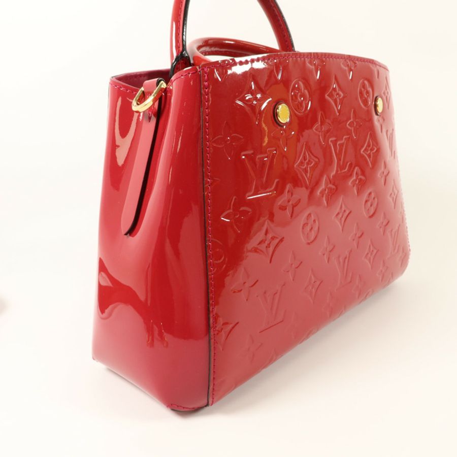 LOUIS VUITTON Monogram Vernis Montaigne BB手挽肩背兩用袋-17