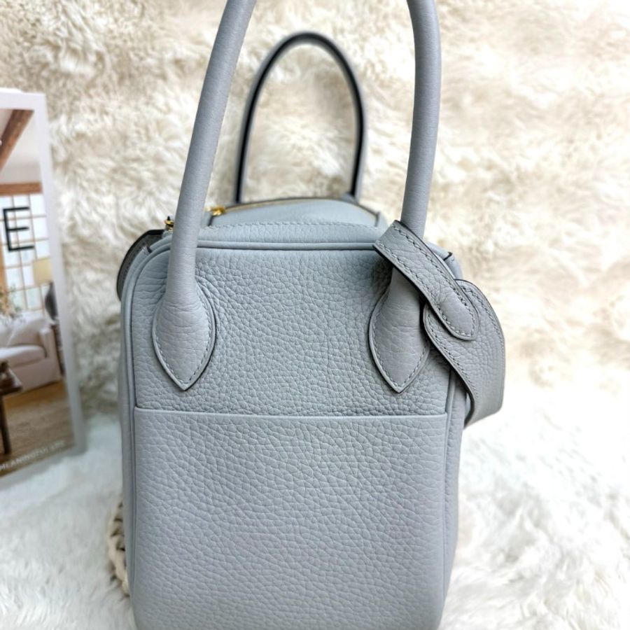Hermès Lindy26 II 斜孭袋 冰川藍-3