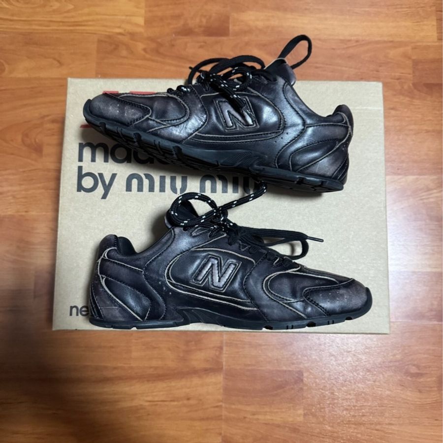 New Balance x MIU MIU繆繆 NB 530 德訓鞋 黑色 35.5碼-2