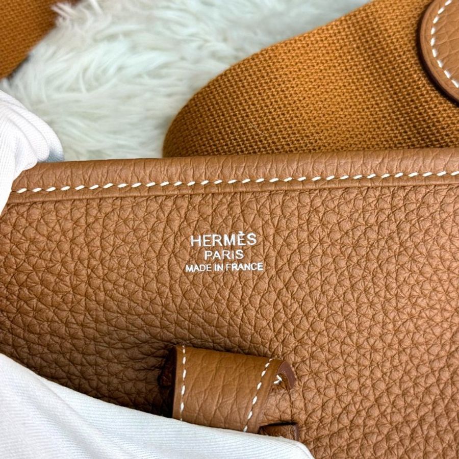 Hermès Evelyne III 29肩背包 金色-3
