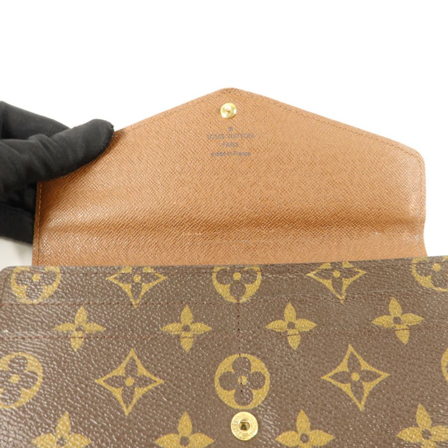 LOUIS VUITTON Monogram Portefeuille Sarah金扣長錢包-8