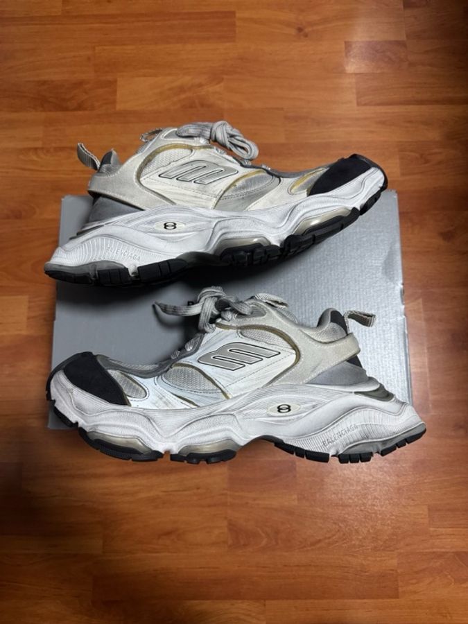 Balenciaga CARGO男款 白灰色 40碼-0