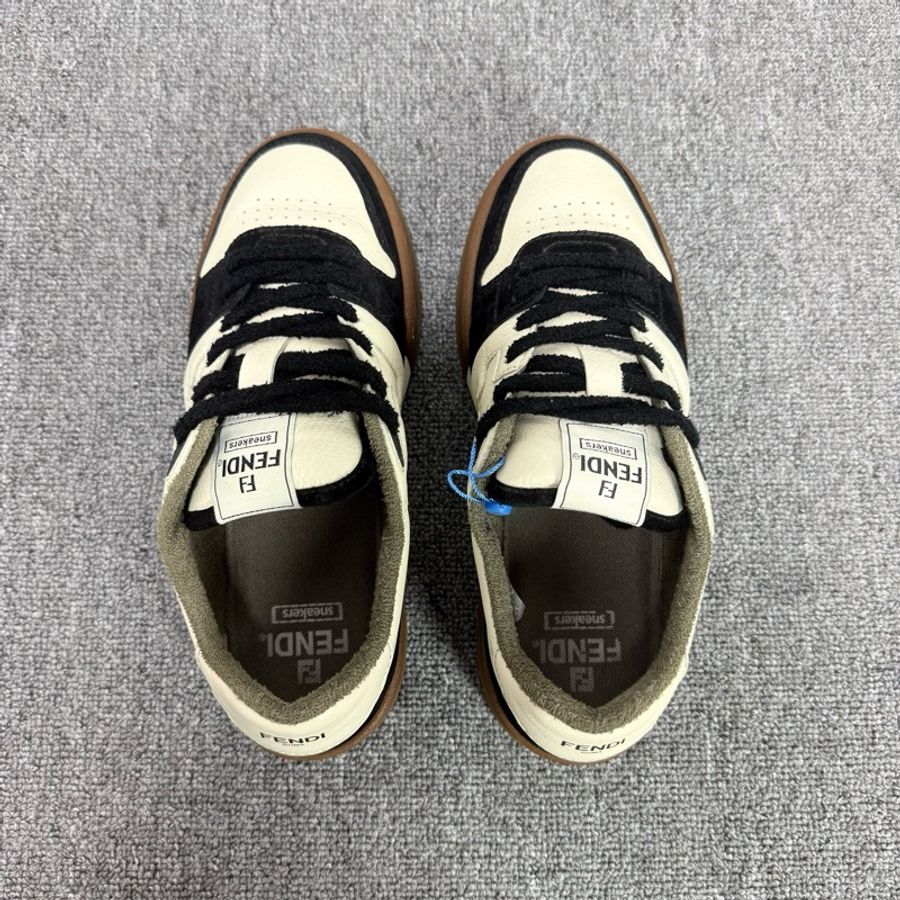 芬迪Fendi match 低幫板鞋 黑白熊貓 40碼 /6碼 98新-4