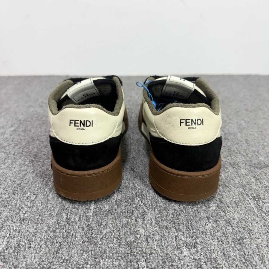 芬迪Fendi match 低幫板鞋 黑白熊貓 40碼 /6碼 98新-5