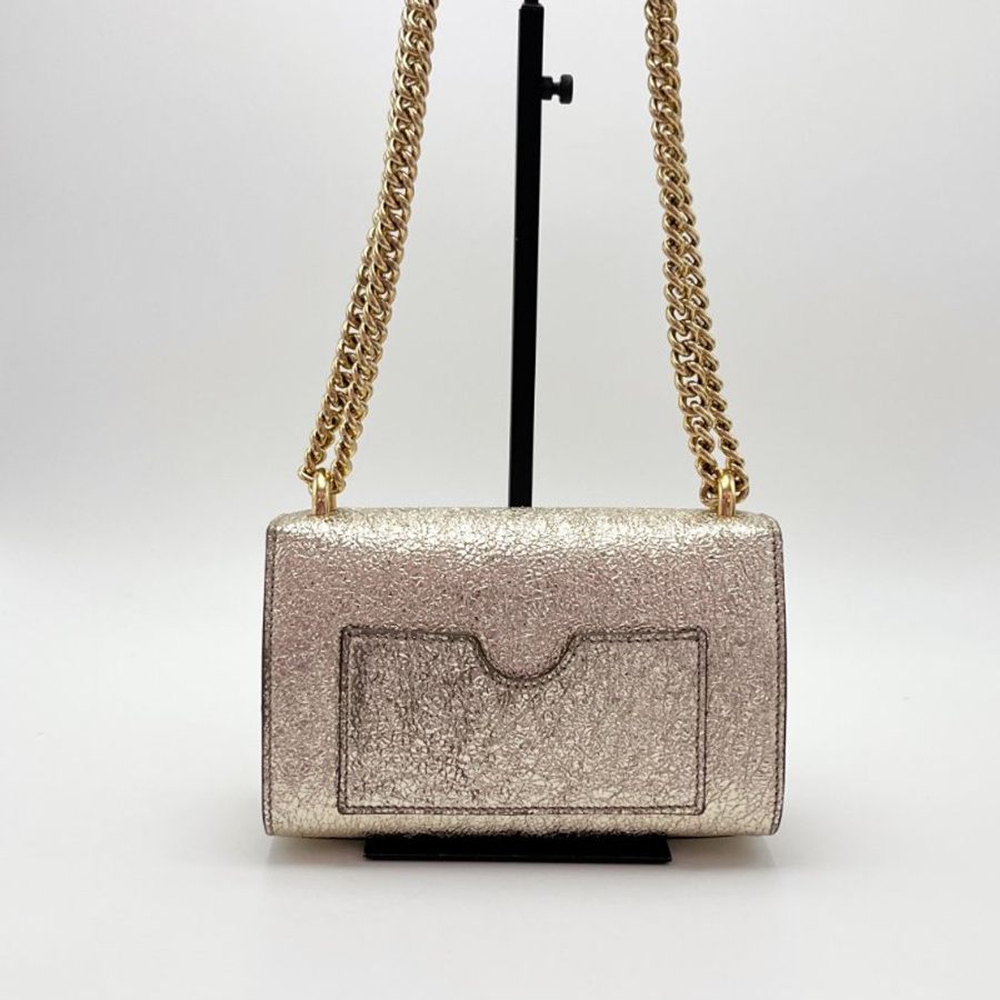 GUCCI 金色padlock月光寶盒小號 20*12*7.5 98新配件塵袋-6
