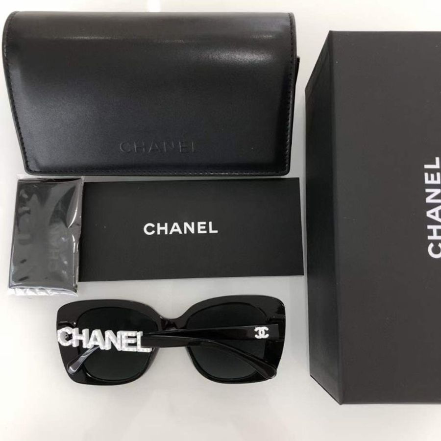 Chanel ch5422 白鑽 全新全配-8