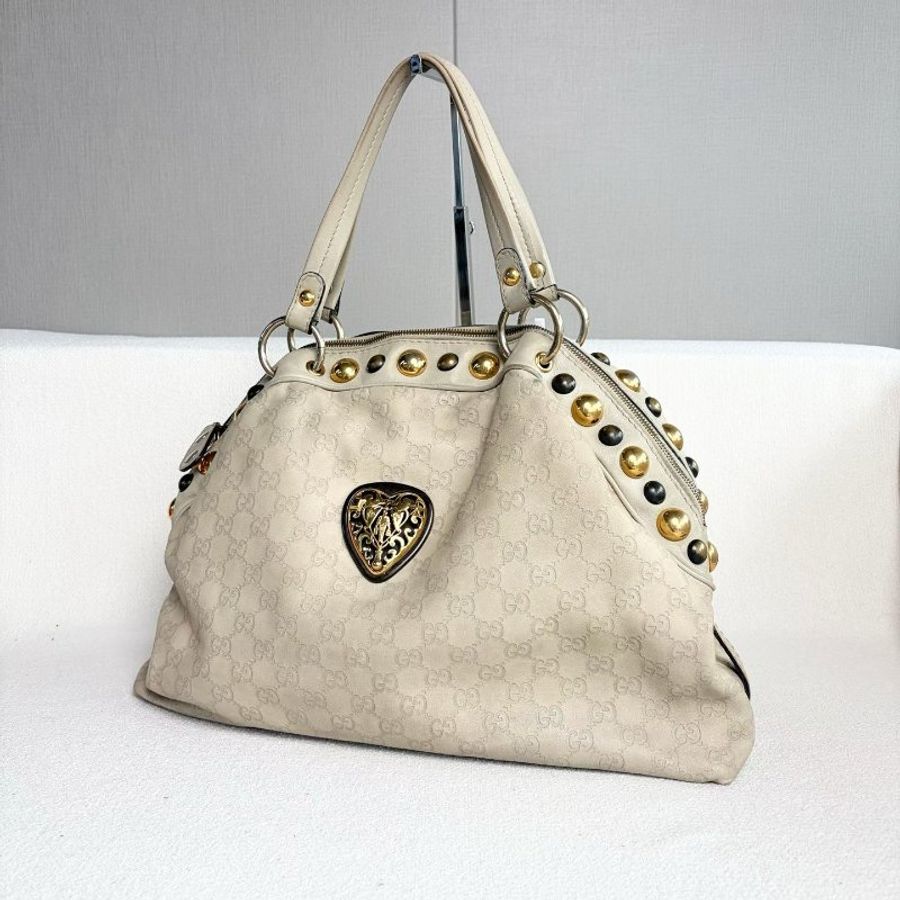 Gucci 復古機車包 黑標330  42*30*15 98新配件塵袋-3