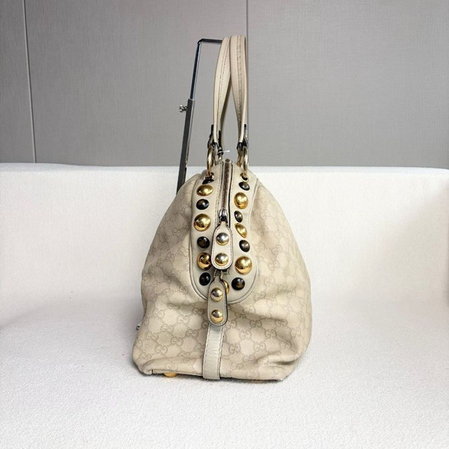 Gucci 復古機車包 黑標330  42*30*15 98新配件塵袋-7