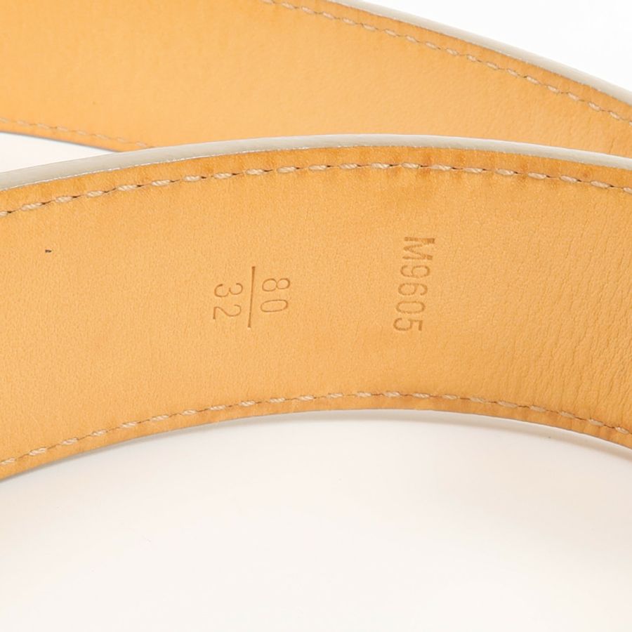 LOUIS VUITTON Epi Intiales Belt 80cm-7