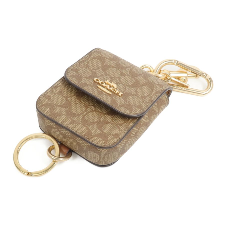 COACH 塗層帆布Multi Attachments Case Bag Charm掛飾-1