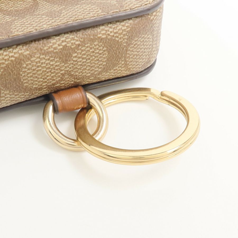 COACH 塗層帆布Multi Attachments Case Bag Charm掛飾-5