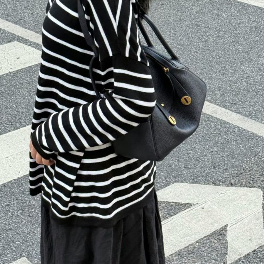 HERMES Lindy 26 - Caban 3Y 水冰藍金 K-1