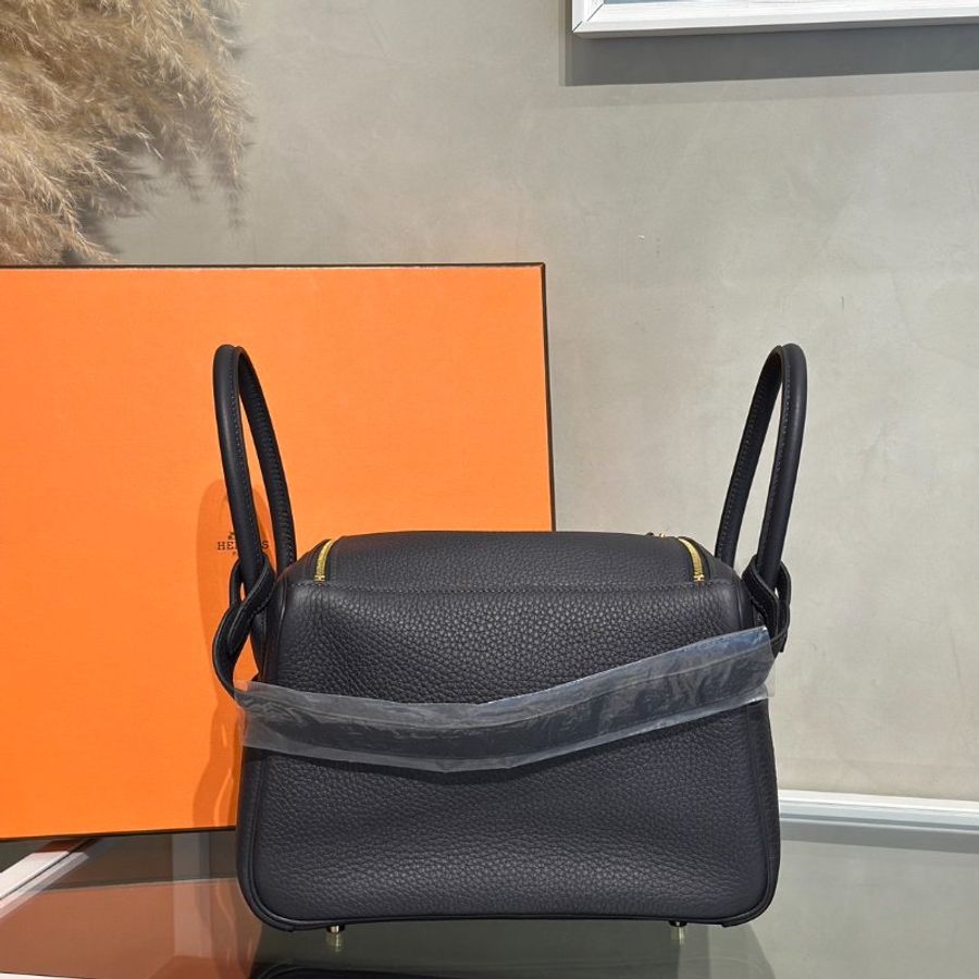 HERMES Lindy 26 - Caban 3Y 水冰藍金 K-4