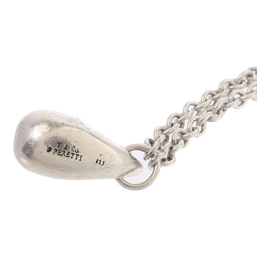 TIFFANY＆CO 925純銀Elsa Peretti Teardrop 5 Bracelet手鏈-6