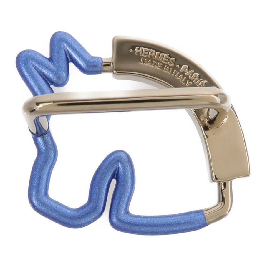 HERMES 黃銅Cheval Neon Scarf 70 Ring絲巾扣-3