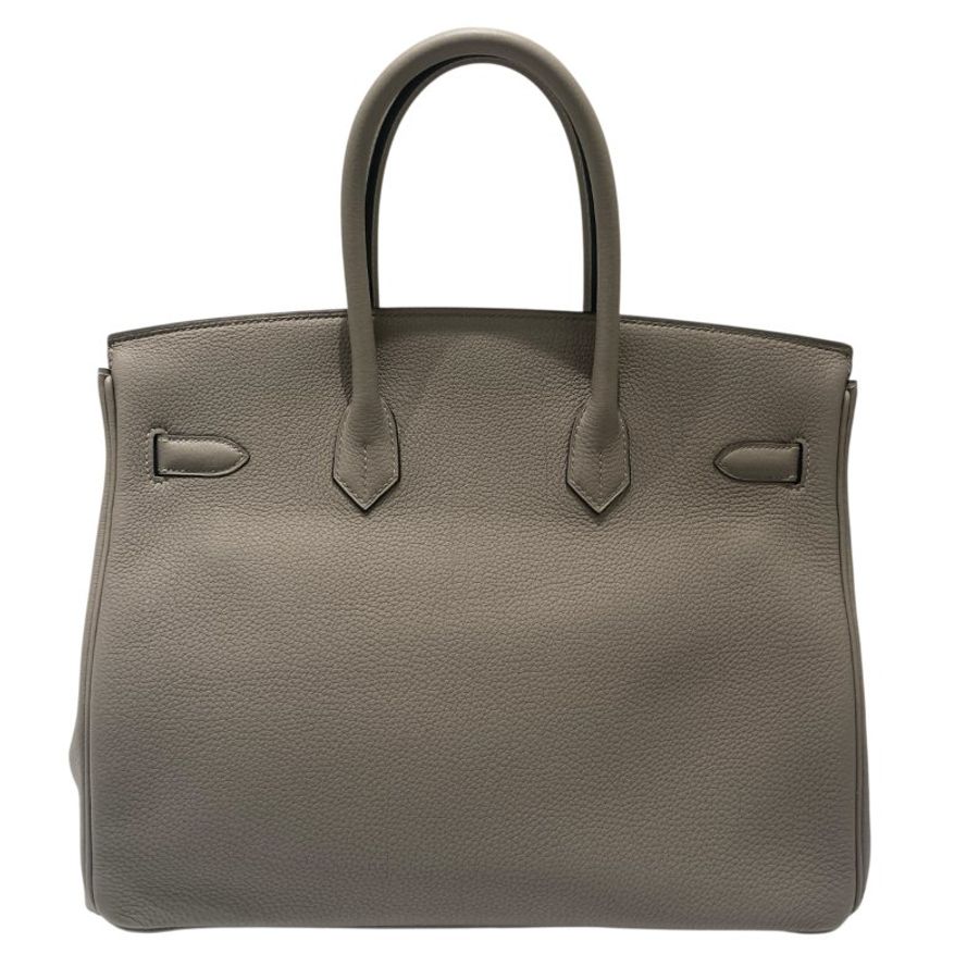 HERMES 愛馬仕 BIRKIN35 大象灰, 皮革 金釦-1
