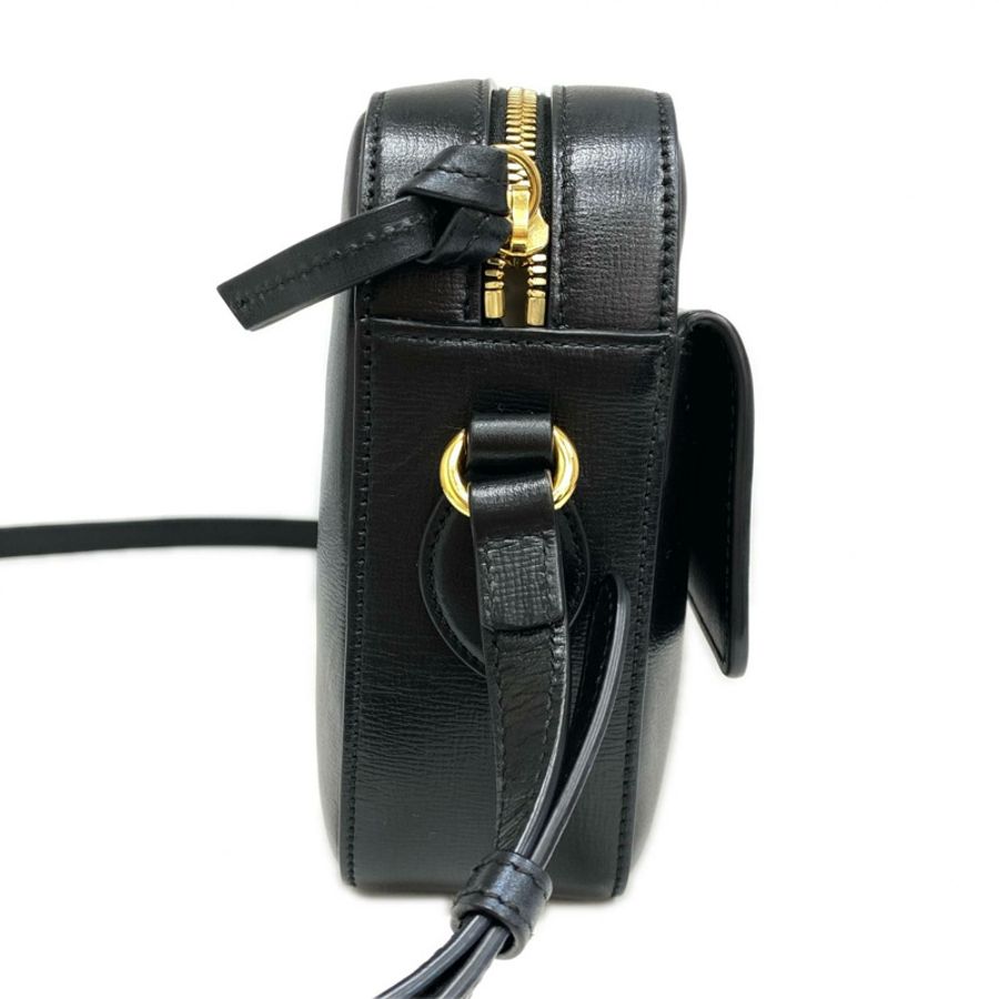 ☆ GUCCI 古馳 Black Calfskin Horsebit Crossbody Bag 黑色小牛皮斜揹袋 645454-267009964-4