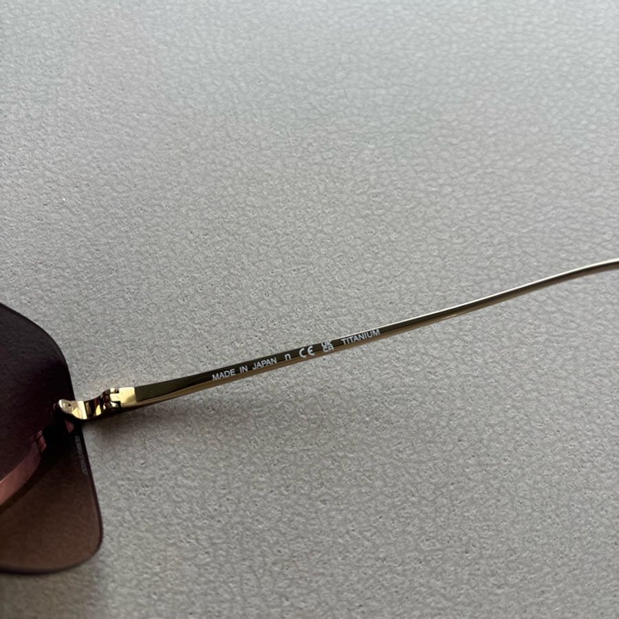 Chanel 香奈兒方型鈦合金太陽眼鏡墨鏡 日本製 4287-T-10