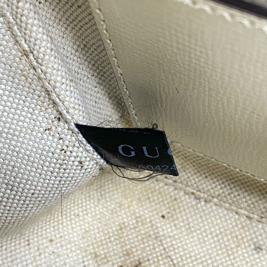 ☆ GUCCI 古馳 Beige Calfskin Horsebit 2 way bag 米色小牛皮兩用袋 658574-267009815-16