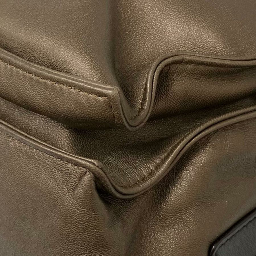 ☆ LOEWE 羅意威 Brown Nappa Leather Vintage Flamenco Shoulder Bag 啡色納帕皮革肩背包-267010489-13