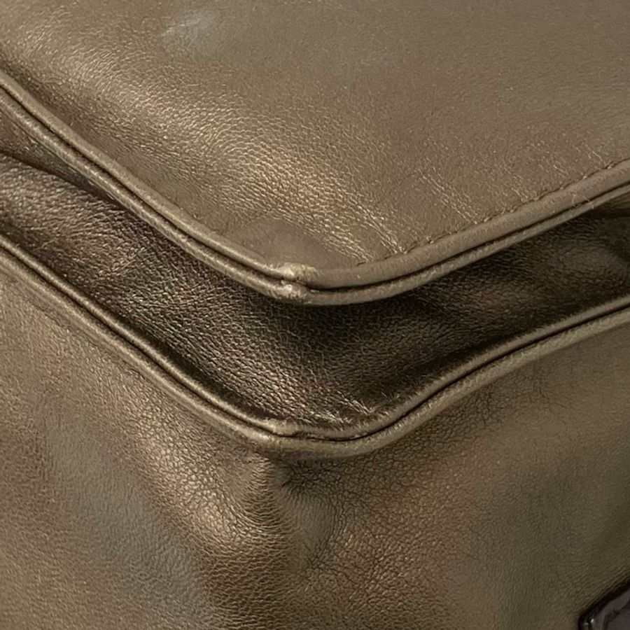 ☆ LOEWE 羅意威 Brown Nappa Leather Vintage Flamenco Shoulder Bag 啡色納帕皮革肩背包-267010489-15