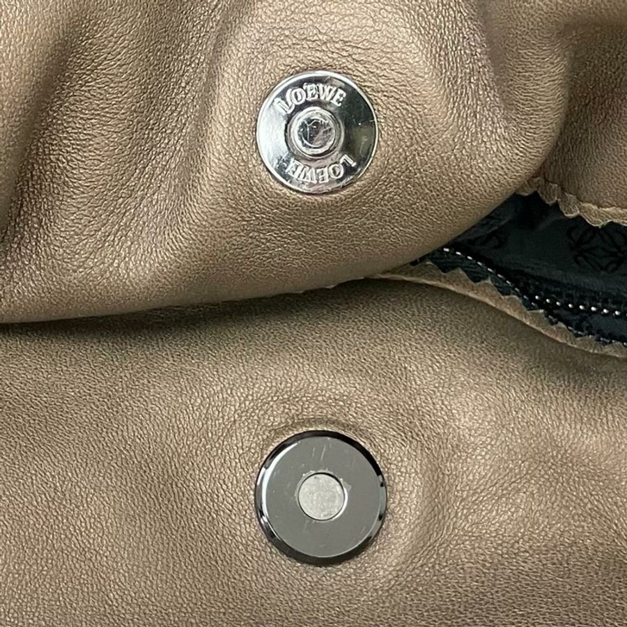 ☆ LOEWE 羅意威 Brown Nappa Leather Vintage Flamenco Shoulder Bag 啡色納帕皮革肩背包-267010489-18