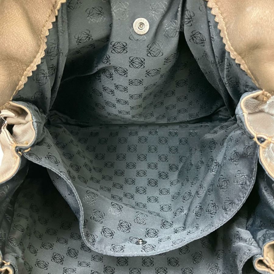 ☆ LOEWE 羅意威 Brown Nappa Leather Vintage Flamenco Shoulder Bag 啡色納帕皮革肩背包-267010489-20