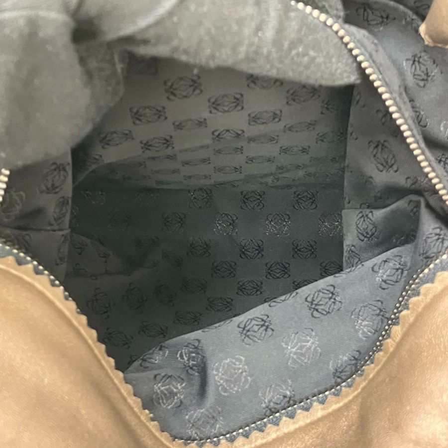 ☆ LOEWE 羅意威 Brown Nappa Leather Vintage Flamenco Shoulder Bag 啡色納帕皮革肩背包-267010489-24