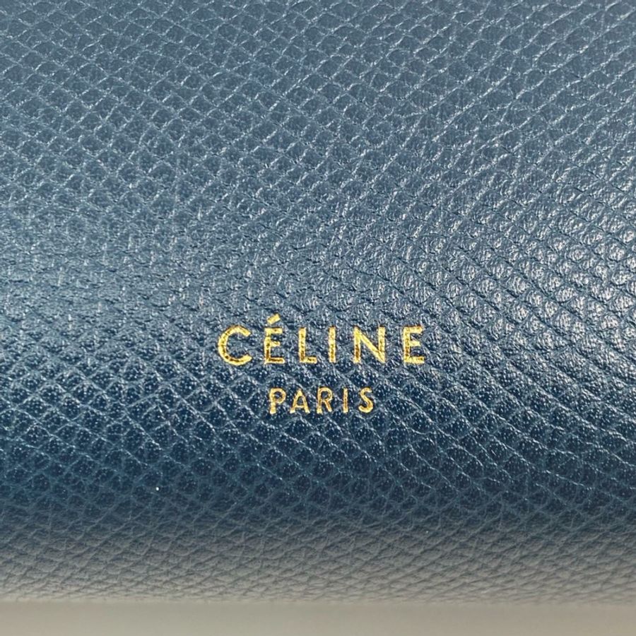 ☆ CELINE 思琳 Navy Calfskin Micro Belt Bag 2 way bag 深藍色小牛皮兩用袋-267010703-9